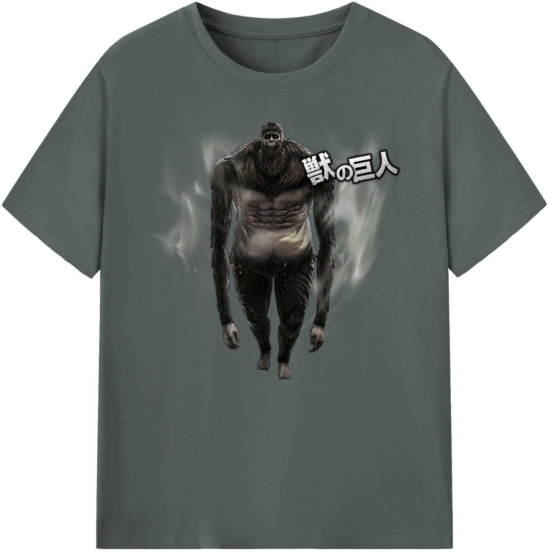 （画像用） 進撃の巨人 Attack on Titan 綿100％ メンズ半袖Tシャツ｜肌触りやわらか＆通気性